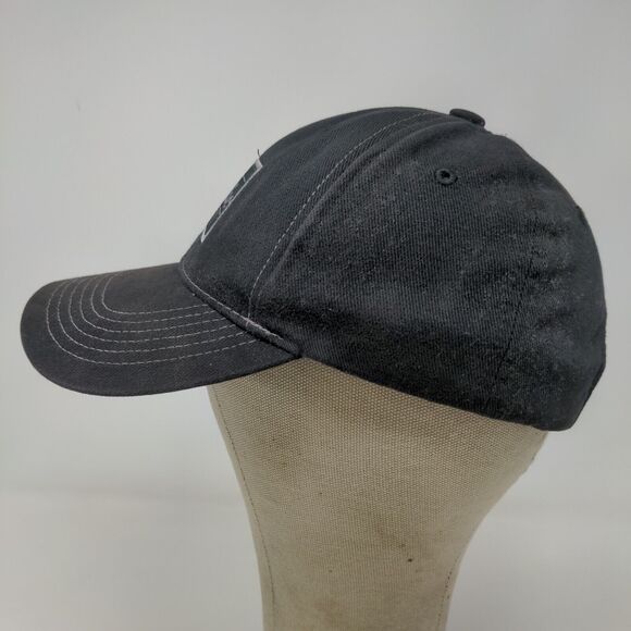 Purdue Boilermakers Men's Slideback Hat Black Adjustable Embroidered Patch Logo - Picture 5 of 10